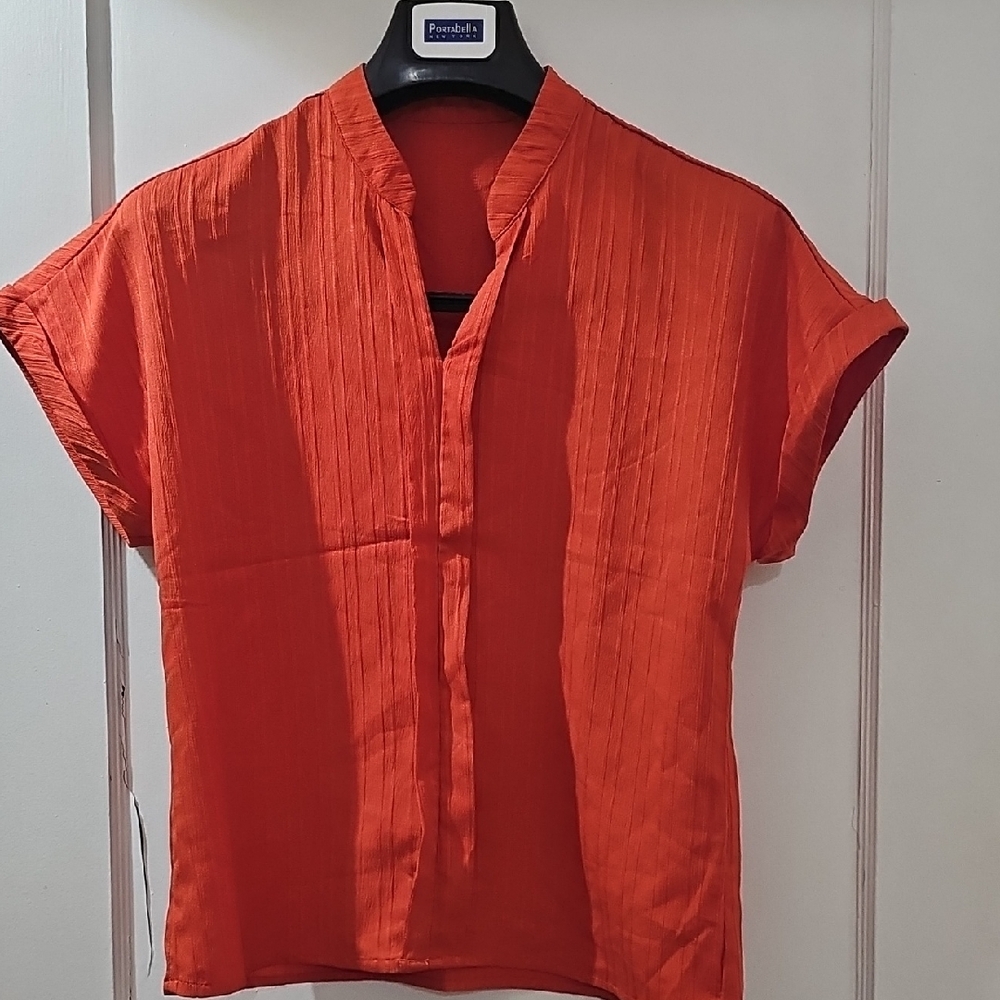 Pawbbit Women's Orange Blouse